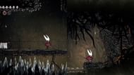 Fixing the resting bench of Sinner's Road in Hollow Knight Silksong (Image via SK Gaming, Team Cherry)